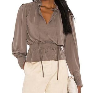 Rebecca Taylor brown top NWT